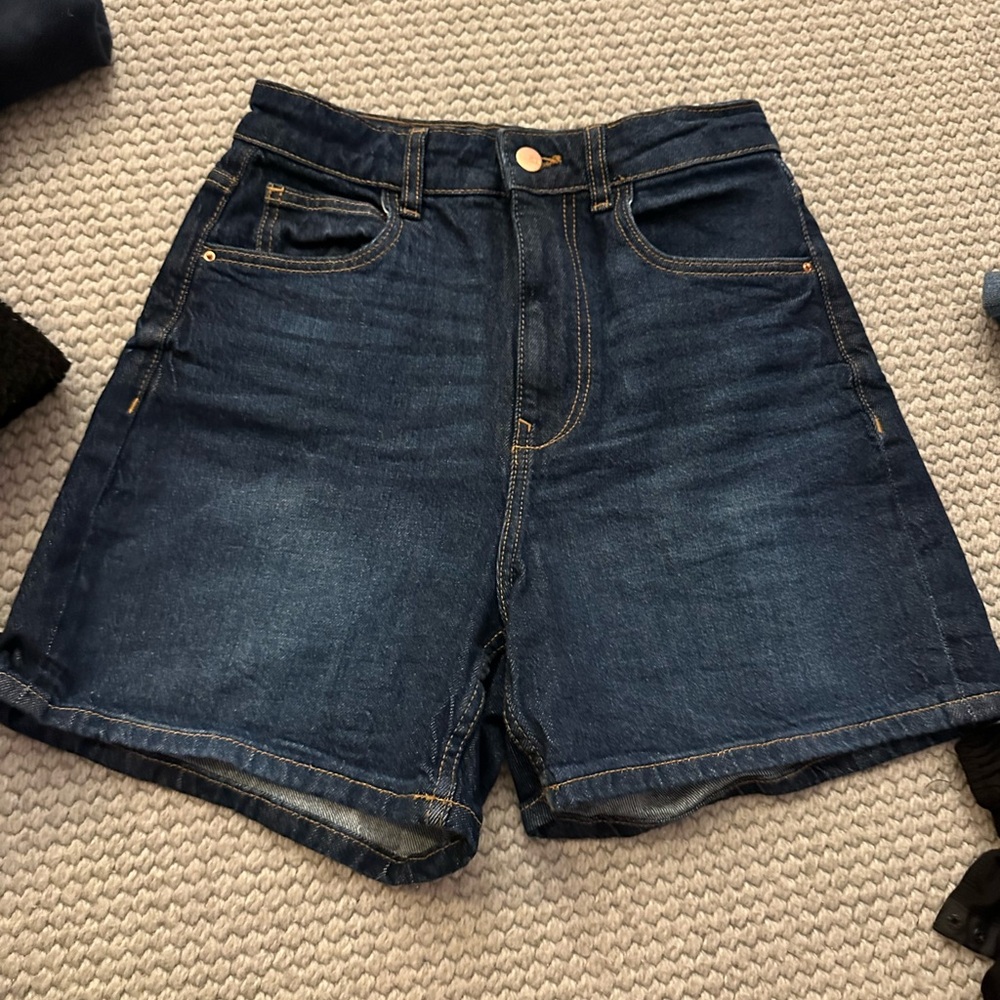 Zara high rise shorts